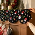 thumbnail image 5 of Snowman Reindeer Mantel Decor, 79 Inch Halloween Fireplace Cloth, Indoor Halloween Decorations, Holiday Home Party Decor for Window Living Room, 1 Piece, 5 of 6