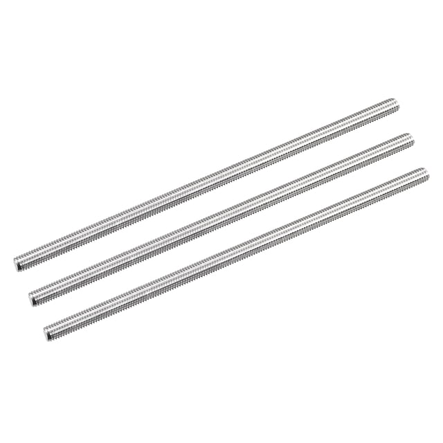 Unique Bargains Fully Threaded Rod M5 x 140mm 0.8mm Thread Pitch 304 Stainless Steel Right Hand Threaded Rods Bar Studs 3 Pack