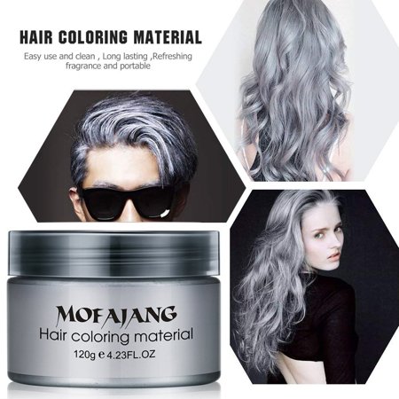 Mofajang Hair Wax 2 Colors Kit Temporary Hair Coloring Styling