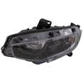 thumbnail image 2 of CAPA For 19 20 21 Civic Halogen Headlight Headlamp Head Light w/Bulb Driver Side, 2 of 5