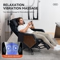 thumbnail image 6 of EMIAH MT032 Ergonomic Office Chair, Genuine Leather Electric Executive Reclining Office Chair with Footrest, Big and Tall Office Chair 400LBS, Comfy Desk Chair with Heavy Duty, Black, 6 of 27