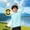 Light Blue, variant on Kids Sun Shirt Stripe Print Hooded Sun Top Broken Cuff Long Sleeve Light Wear for 5 to 15 Years Summer