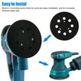 thumbnail image 4 of 2x 5inch Hook & Loop 3 Screws Orbital Sander Pad Replacement for Dewalt Makita, 4 of 9