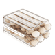 thumbnail image 1 of GPED Soporte para Huevos de Refrigerador, Cajas de Huevos Rodantes de 2 Capas para Refrigerador, Organizador de Huevos de Refrigerador con Tapa, Dispensador de Huevos Transparente, Bandeja para Huevo, 1 of 8