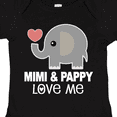 thumbnail image 4 of Inktastic Mimi and Pappy Love Me Boys or Girls Baby Bodysuit, 4 of 5