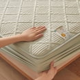 thumbnail image 7 of Oggfader Queen Mattress Mattress Cover Soft Quilted Mattress Cover For All Seasons Green, 7 of 7