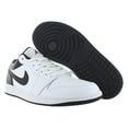 thumbnail image 4 of Men's Jordan 1 Low White/Black-White (553558 132) - 13, 4 of 5