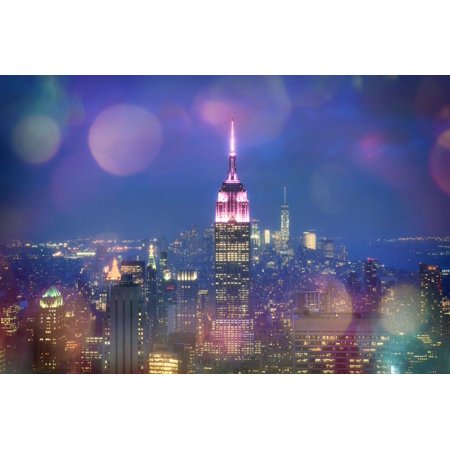 - Usa, New York, New York City, Empire State Building and Midtown Manhattan Skyline Print Wall Art By Michele Falzone