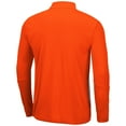 thumbnail image 3 of Men's Colosseum Heathered Gray/Orange Oklahoma State Cowboys Prospect Quarter-Zip Jacket, 3 of 3
