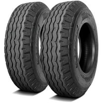 Pair of 2 Zeemax Highway 8-14.5 120K G 14 Ply Trailer Commercial Tires