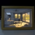 thumbnail image 2 of Pintura Iluminada 5W 5V Luces LED Imagen Idea Decoración de pared Marco de fotos LED para el hogar (Y), 2 of 8