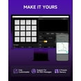 thumbnail image 5 of Donner MIDI Controller Pad Beat Maker Machine, Portable Drum Machine with 16 Beat Pad, Mini USB MIDI Controller with 40 Courses, STARRYPAD MINI, Gray, 5 of 7