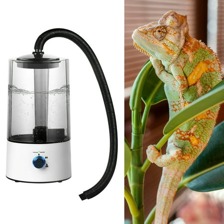 Pet Humidifier for Reptiles and Amphibians 1.06gal Reptile Fogger Sturdy Durable 3 Spray Levels Quiet Design for Use in Homes Pet Stores