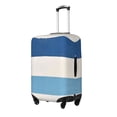 thumbnail image 3 of Multi-Size Suitcase Protective Cover Full Range Double Stitching Invisible Zipper For Travel Business Light Blue Stripe_1 Small, 3 of 8