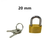 4 Pcs Small Metal Padlock 20mm-25mm Mini Brass Lock With Different Keys
