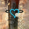 thumbnail image 2 of Horsehsoe With Heart Metal Wall Outdoor Patio Home Decorations Beads String Christmas Display Ribbon Mini Easter Decorations Teardrop String Curtains for Doorways Christmas Ornament Hooks Stained, 2 of 4