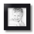 thumbnail image 2 of ArtToFrames 5" x 5" Satin Black Picture Frame, 5x5 inch Black Wood Poster Frame (WOM-4654), 4 Pack, 2 of 7