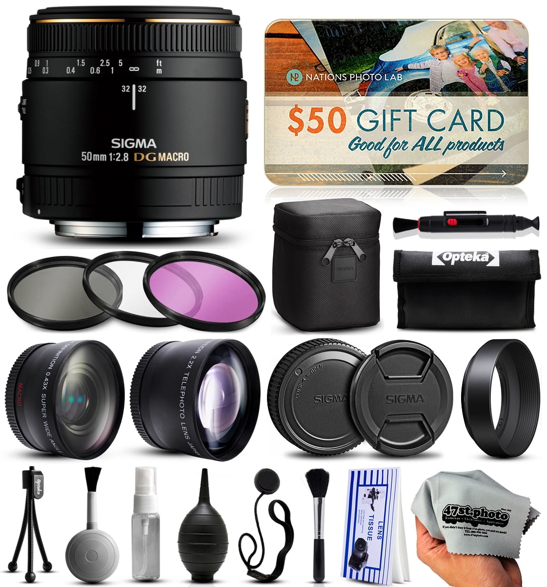 Sigma 50mm F2.8 EX DG Macro Kits - Walmart.com