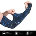 thumbnail image 3 of Arm Sleeves for Men/Women, Night sky blue nebula stars cool Sun Protection Cooling Compression sleeves to cover arm, 3 of 6