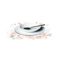 thumbnail image 3 of Ryvnso Placemats Set of 4 Bunny Roses Flower Dining Mats Heat-Resistant Non-Slip Washable Table Mat, 3 of 8