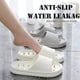 thumbnail image 2 of Zapatillas de baño con fugas de agua, ducha de secado rápido, zapatos de EVA suaves de verano para interiores, chanclas antideslizantes para hombres y mujeres, 2 of 7