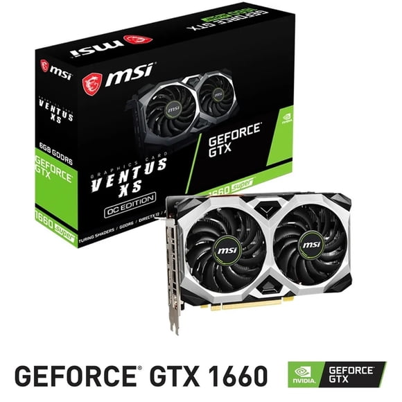 Tarjeta de Vídeo MSI GeForce GTX 1660 SUPER MSI VENTUS XS OC 6GB GDDR6