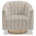 thumbnail image 2 of Signature Design by Ashley Contemporary Penzlin Swivel Accent Chair, Pearl, 2 of 6