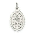 thumbnail image 3 of White Sterling Silver Charm Pendant Themed 22 mm 10, 3 of 3