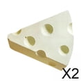 thumbnail image 1 of 2xHamster Piedra De Moler Queso Piedra De Moler Para Ardillas Rama Chinchilla Amarillo, 1 of 8