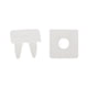 thumbnail image 1 of 50Pcs Blanco Cuadrado Plástico Cierre Grapas Grapas Clips para auto Coche 7 x 6mm, 1 of 1