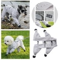 thumbnail image 2 of ibiyuan Snow Boots For Dogs Jacket With Harness Waterproof Dog Boots Rain Boots with Suspender, Dogs Shoes Paw Protector for Small Medium Puppy, Anti-Slip Doggy Boot,D, 2 of 6