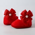 thumbnail image 7 of Gvdentm Girls Silver Winter Boot Boots Winter Baby Girl Shoes Soft Sole Anti-Slip Toddler Snow Warm Prewalker Boots(Red,4.5), 7 of 7