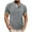 Gray, variant on fatyb Men's Pocket Casual Shirts Crewneck Button up Pullover Shirts Short Sleeve Summer Mens Tshirts