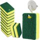 thumbnail image 1 of Esponja para fregar duradera para cocina, esponja para fregar resistente que absorbe el agua y no raya, de doble cara que garantiza una espuma abundante y un uso duradero en la rutina de limpieza del, 1 of 5