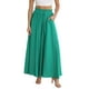 thumbnail image 1 of Pantalones de mezclilla Gibobby para mujer rectos con pliegues pierna ancha sueltos casuales Verde L, 1 of 5