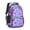 Butterfly and Blue-2, variant on Butterfly and Blue Purple Black Pattern Backpack for School, Cute School Bag with Adjustable Shoulder Straps and Padded Back, 16.9"x12.6"x5.9"
