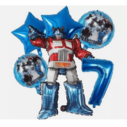 6PC TRANSFORMERS BALLOONS-Age 7