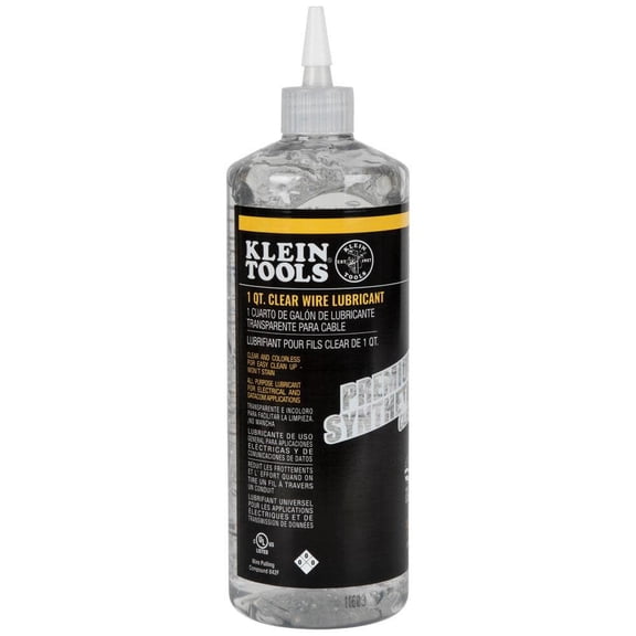 Klein Tools 51028 - 1 qt. Premium Synthetic Clear Lubricant