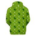 thumbnail image 4 of Pull de Noël Décontracté pour Hommes Mode Impression Numérique en Polaire à Capuche, 4 of 5