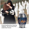 thumbnail image 4 of JAGASY Butterfly Blue Small Urn for Ashes for Women - Yellow Butterfly Urn for Ashes Adult Male & Female - Keepsake Cremation Urns for Mom- Tiny Tulip Urns for Funeral - ( 3 Inch ), 4 of 7