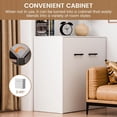 thumbnail image 6 of ABORON Murphy Bed with Mattress Folding Cabinet Bed, 75" x 29" Pull Out Hide Bed, Saving Space Roll Away Bed Fold Guest Bed, Murphy Chest Bed for Small Guest Room/Home/Office, 6 of 11