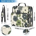 thumbnail image 2 of FORMRS Zipper Binder with Shoulder Strap 2-inch Ring 500 Sheet Capacity File Bag, Navy Flower, 2 of 5