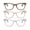 Green, Peach, Pink, variant on 2SeeLife Blue Light Reading Glasses for Men & Women – Small-Medium Fit, Sturdy Frame, Spring Hinges, Premium Readers, Green, +1.25