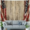 thumbnail image 4 of Orinice American Flags Tapestry Wall Hanging Unique Style Graphic Tapestries Home Decor Art Living Room Bedroom Apartment Farmhouse Dorm Wall Art Tapestry Independence Day Wall Hanging 40x30inch, 4 of 6