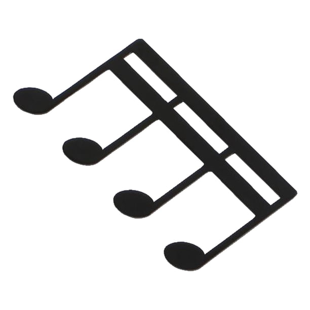 Clip de música de metal Clips de soporte de música Carpetas de partituras Titular de página Clip de página para Negro Yuyangstore Clip de música