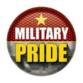 thumbnail image 2 of Beistle BT098 Bouton Fierté Militaire 2 Po., 2 of 3