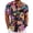 A-Multicolour533, variant on Men's Retro Graphic Short Sleeve Shirt 80s Music-themed Camp Collar Button-down Blouse