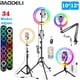 thumbnail image 2 of Anillo de luz para Selfie de 12 pulgadas y 30cm, trípode RGB, soporte para teléfono, anillo de luz para fotografía, luz de relleno circular, lámpara Led de Color, maquillaje Trepied Tan Jianjun unisex, 2 of 2