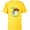 Yellow, variant on Star Wars Princess Leia R2-D2 Cute Christmas Merry & Bright - Short Sleeve T-Shirt for Kids - Customized-Athletic Heather