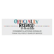 Fun Express Retirement Custom Banner